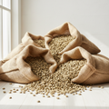 Green Coffee Beans in Sacks