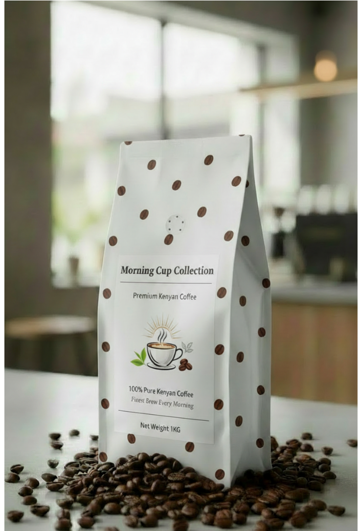 Roasted Kenyan Coffee — 1KG Retail Pack