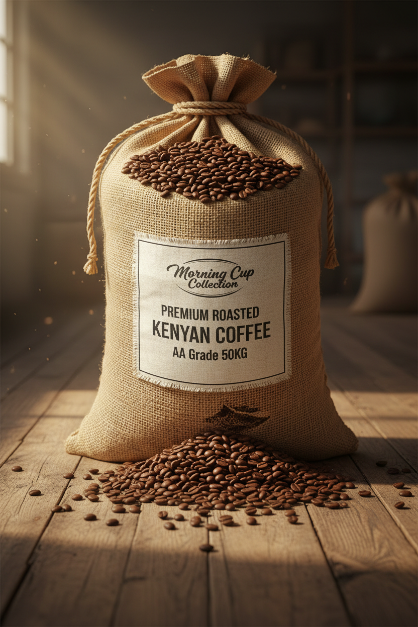 Roasted Kenyan Coffee 50KG Export Sack